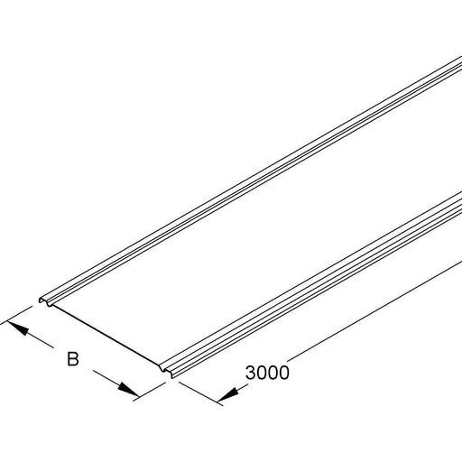 Niedax - Deckel für Kabeltragsystem Gitterrinnen-Deckel GTD 300 S 300x3000mm − 3 Meter
