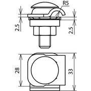 DEHN - Verbinder für Blitzschutz MMV-Klemme MMVK 6.8 FRM10X35 CU Cu f. Rd 6-8mm