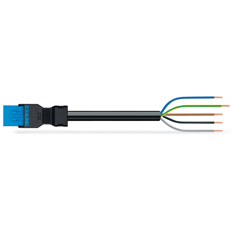 WAGO - Konfektionierte Leitung für steckbare Gebäudeinstallation konfekt. Anschlussleitung 891-8985/216-801 Eca,Stecker