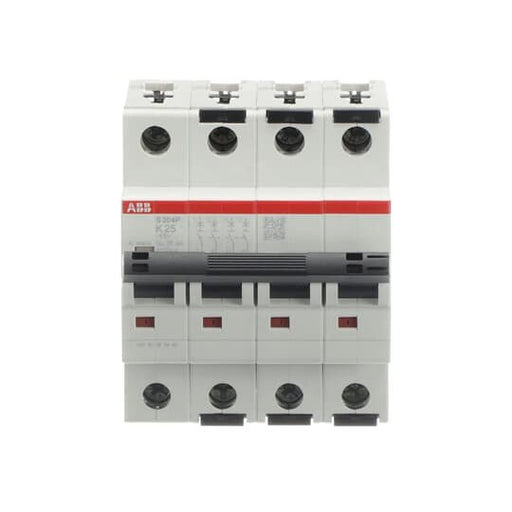 ABB Stotz S&J - Leitungsschutzschalter Sicherungsautomat S304P-K25 25kA, 25A, 4P