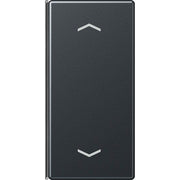 Jung - Abdeckung/Bedienelement für Installationsschalterprogramme Taste 2fach Auf/Ab A 402 TSAP ANM kompl anthrazit matt − 1 Stück