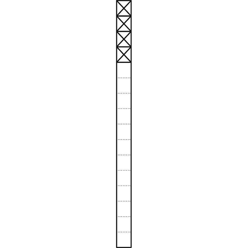 Siedle&Söhne - Kommunikations-Säule Kommunikations-Stele KS 616-4 W 1,6m weiss 4Mod