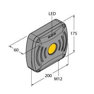 Turck - RFID-Lesegerät Schreib-Lesegerät UHF TN866-Q175L200-H1147 − 1 Stück