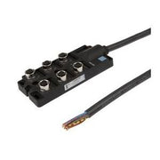 Ipf Electronic - Passiver Sensor-/Aktor-Verteiler (mit Leitung) Verteiler, 25x134x54mm, VK98E198 30V 6x M12 5polig