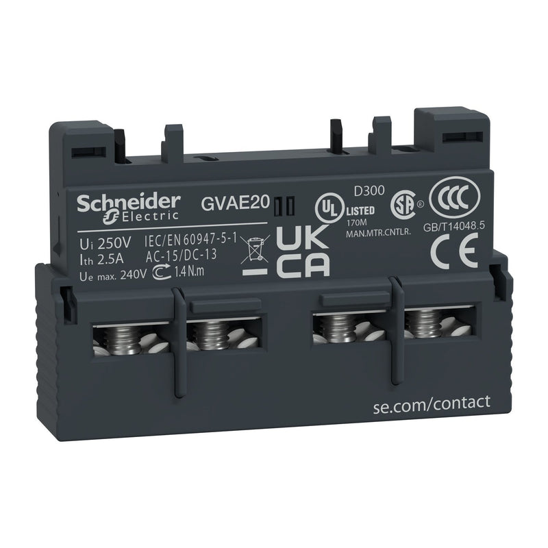Schneider Electric - Hilfsschalterblock Hilfsschalter GVAE20 2S