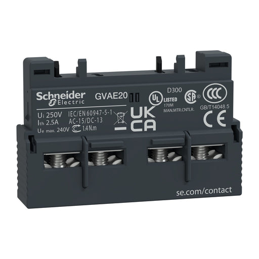 Schneider Electric - Hilfsschalterblock Hilfsschalter GVAE20 2S