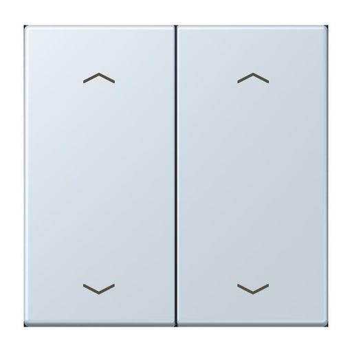 Jung - Abdeckung/Bedienelement für Installationsschalterprogramme Wippe mit Pfeilsymbolen LC 102 P 209 outremer pale