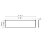 Nobile - Pendelleuchte LED-Panel Flat R2 uplight 1560731240 UGR19 ww dim 1-10V