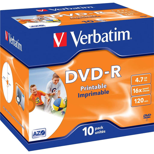 Verbatim - Speichermedium digital DVD-R 43521 (VE10) Jewelcase 10 Discs