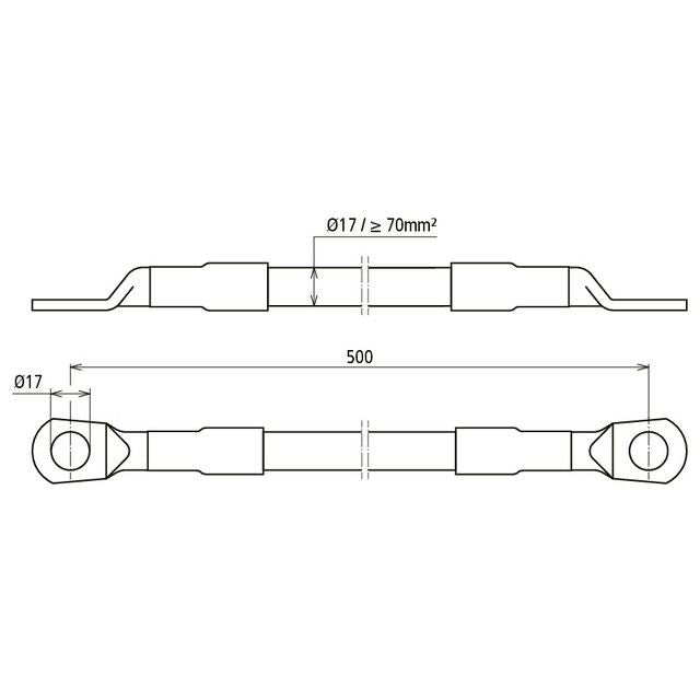 DEHN - Erdungsfestpunkt Kabel-Erdungsverbinder DBEB29/EBS15-03-17 CuStAl