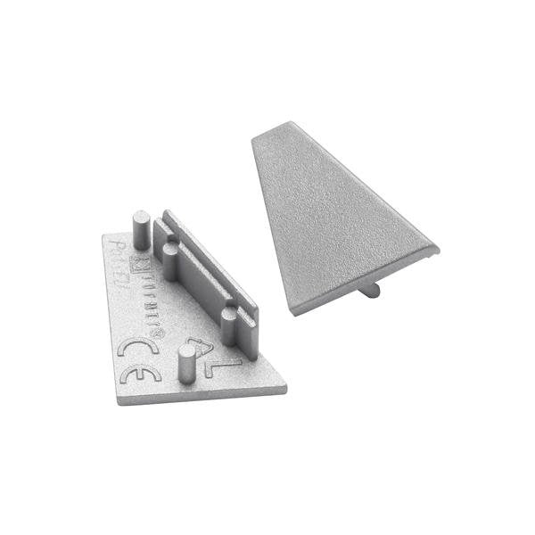 Brumberg Leuchten - Mechanisches Zubehör/Ersatzteile für Leuchten Endstück für Eckprofil 53073080 schwarz