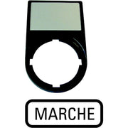 Eaton - Schildträger für Befehlsgeräte Träger mit Schild M22S-ST-F1 Marche − 10 Stück