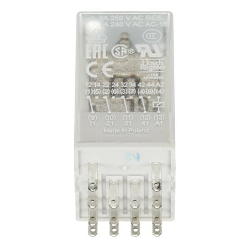 ABB Stotz S&J - Schaltrelais Steckbares Interface CR-M024DC4 Relais 4We, A1-A2=24 − 10 Stück