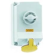Bals Elektrotech - CEE-Steckdose abschaltbar, abgesichert (IEC 60309) Wandsteckdose 16093