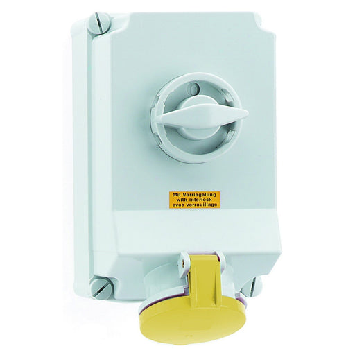 Bals Elektrotech - CEE-Steckdose abschaltbar, abgesichert (IEC 60309) Wandsteckdose 16093