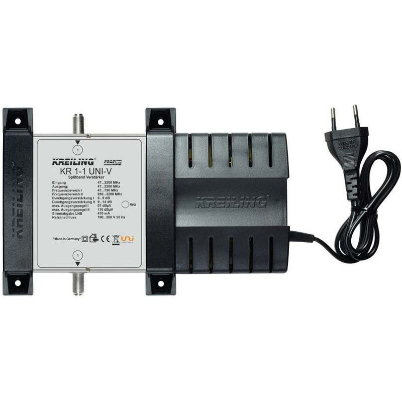 Kreiling Tech. - BK-Verstärker UNICABLE Verstärker KR 1-1 UNI-V 9/14 dB Splitband  − 1 Stück