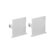 LTS Licht&Leuchten - Mechanisches Zubehör/Ersatzteile für Leuchten Enddeckel LK-Z 070.002 ws VE2 weiß (2Stück)