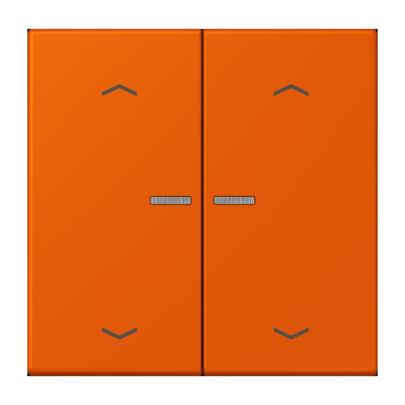 Jung - Bedienelement intelligent Taster mit Pfeilsymbolen BT LC 17102 P 260 orange vif