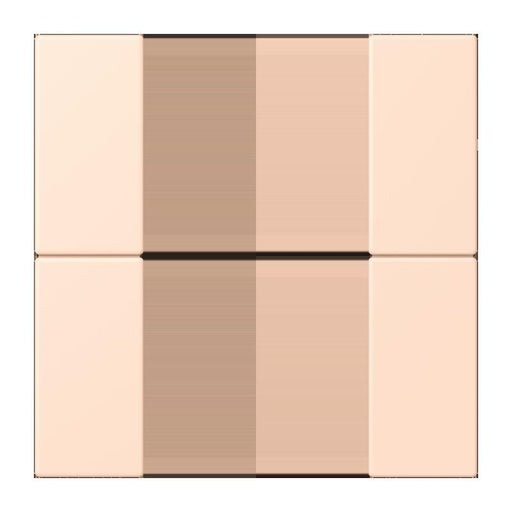 Jung - Abdeckung/Bedienelement für Installationsschalterprogramme Tastensatz 2fach LC 502 TSA 228 rose pale
