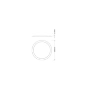 Ledvance - Mechanisches Zubehör/Ersatzteile für Leuchten Abdeckring DLCMFTEXCHRINGD250GY grau