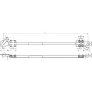 DEHN - Zubehör/Ersatzteile für Erdung und Blitzschutz Erdungsleitung EL10L105M1KSO8101KSO 10mm2/L 1,0m schw
