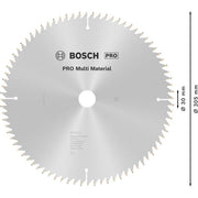 Bosch - Kreissägeblatt PRO Multi Material 2608640452 Kreissägeblatt 305 x