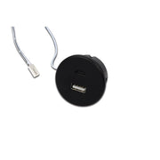 Hera - USB-Spannungsversorgung USB-A + USB-C Steckdose 21700101103 schwarz