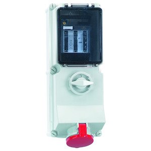 Bals Elektrotech - CEE-Steckdose abschaltbar, abgesichert (IEC 60309) Wandsteckdose abschaltbar 1793 abgesichert 63A 4p