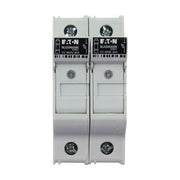 Eaton - Halter für zylindrische Sicherung Sicherungshalter Niedersp. 2P 10X38MF#CHCC2DIU 30A AC 600V 2polig − 6 Stück