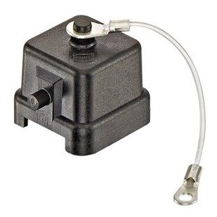 Harting - Schutzkappe für Industriesteckverbinder Abdeckkappe Anbaugehäuse 09200035449 Baugröße: 3A − 10 Stück