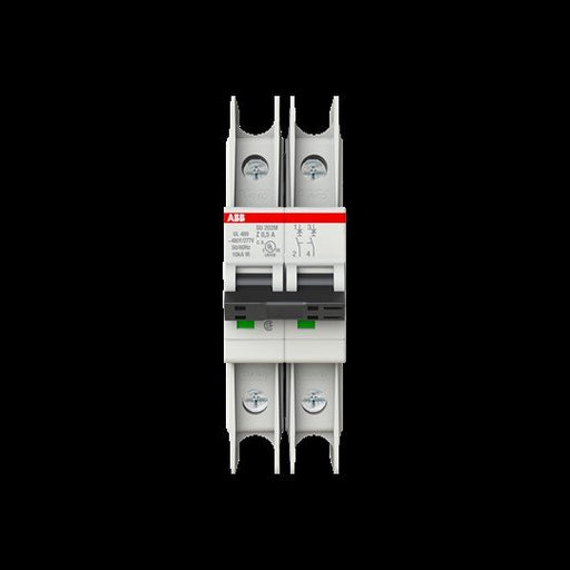 ABB Stotz S&J - Leitungsschutzschalter Sicherungsautomat SU202M-Z0,5 10kA, 0,5A, 2P