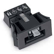 WAGO - Geräteanschluss für steckbare Gebäudeinstallation Snap-In-Stecker 890-714 4-polig,Kod. A,sw − 50 Stück
