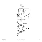 EVN Lichttechnik - Downlight/Strahler/Flutlicht LED-Einbauleuchte modular F01R11AM0630L38D Konfigurationstype