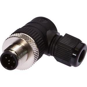 Ipf Electronic - Rundsteckverbinder, feldkonfektionierbar (Industriesteckverbinder) Kabelstecker, abgewinkelt, VK003027 Selbstkonfektionierb