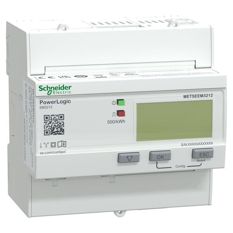 Schneider Electric - Elektrizitätszähler Energiezähler EM3212, 3 METSEEM3212 phasig, 63 A,Klasse1