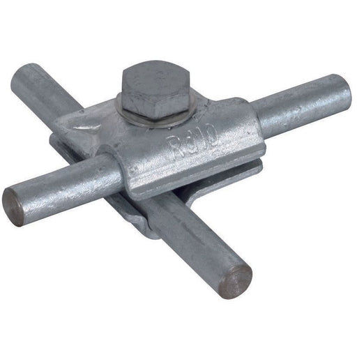 DEHN - Verbinder für Blitzschutz MV-Klemme MVK10SKM10X35FSCSTTZ St/tZn f. Rd 10mm