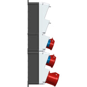 Mennekes - CEE-Steckdosen-Kombination (IEC 60309) Steckdosen-Kombination 956668 650x225mm 63A IP44