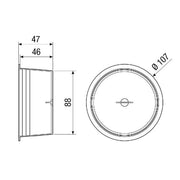 Maico - Zubehör/Ersatzteile für Ventilatoren Verschlussdeckel MA-VD90 DN90 aus Kunststof