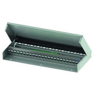 Telegärtner - Patchpanel Kupfer MPD24 Modulträger 100021514 AP, leer, 1HE, rws − 1 Stück