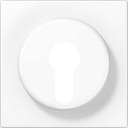 Jung - Abdeckung/Bedienelement für Installationsschalterprogramme Abdeckung aws LS 928 WW für Schlüsselschalt