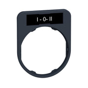 Schneider Electric - Bezeichnungsschild für Befehlsgeräte Schildträger 40x50mm ZBYF2186 I-0-II 30mm