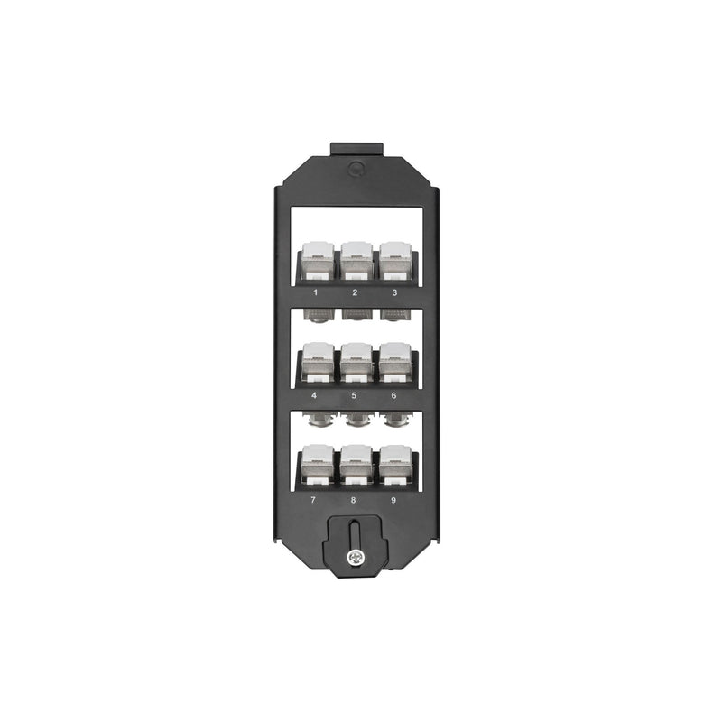DIGITUS - Unterflur-Tank Bodentankhalter 3-fach AN-25179 f.9x Keystone Module