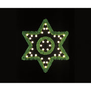 Scharnberger+Hasenbein - Festbeleuchtung Weihnachtsbeleuchtung 57905 Stern9 102x105cm36x