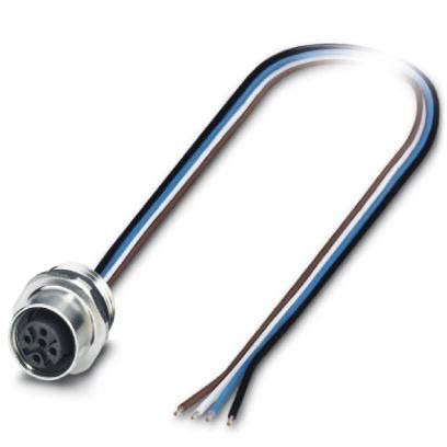 Phoenix Contact - Rundsteckverbinder, feldkonfektionierbar (Industriesteckverbinder) Einbausteckverbinder SACC-E-M12FS#1458855