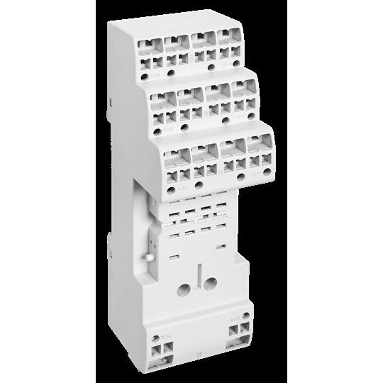ABB Stotz S&J - Relaissockel Push in-Sockel für CR-M CR-M2LP mit 2 Wechslern − 10 Stück