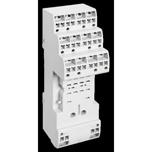 ABB Stotz S&J - Relaissockel Push in-Sockel für CR-M CR-M2LP mit 2 Wechslern − 10 Stück