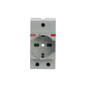 ABB Stotz S&J - Steckdose Reiheneinbau Steckdose M1170 lichtgrau, RAL 1173