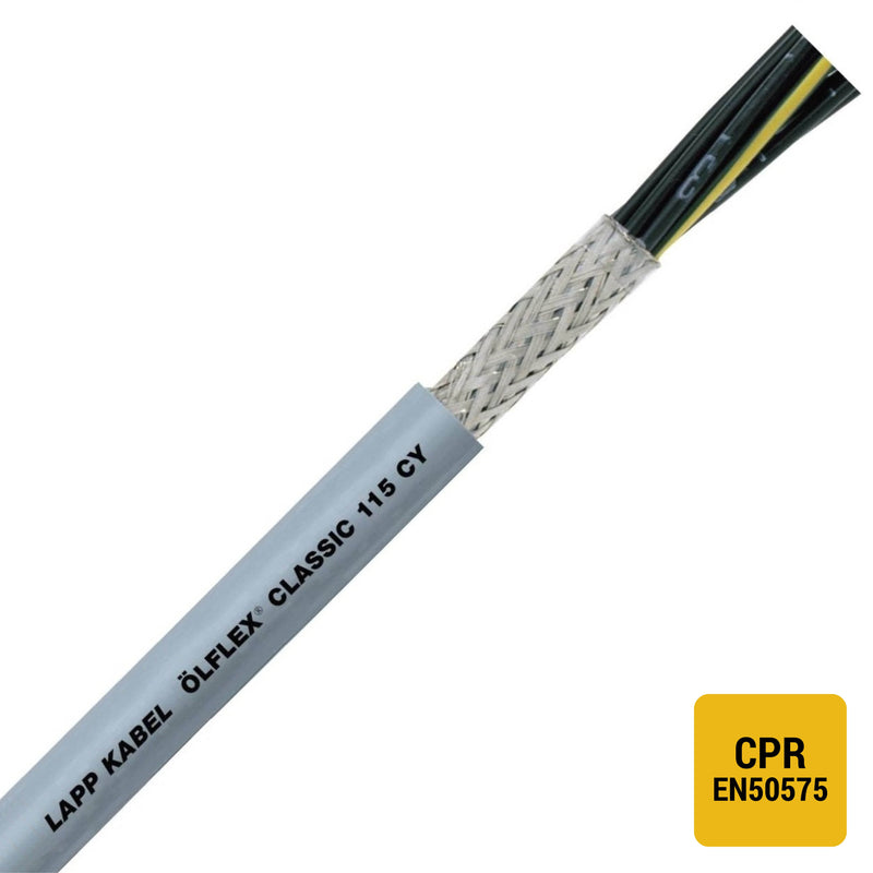 Lapp Kabel&Leitung - Energiekabel < 1 kV, für ortsveränderlichen Einsatz ÖLFLEX CLASSIC 115 CY 3X1 1136853/1000 − 1000 Meter