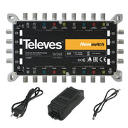 Televes - Multischalter 9 in 8 Guß MS98NCQ NEVO kaskadierb.m.NT