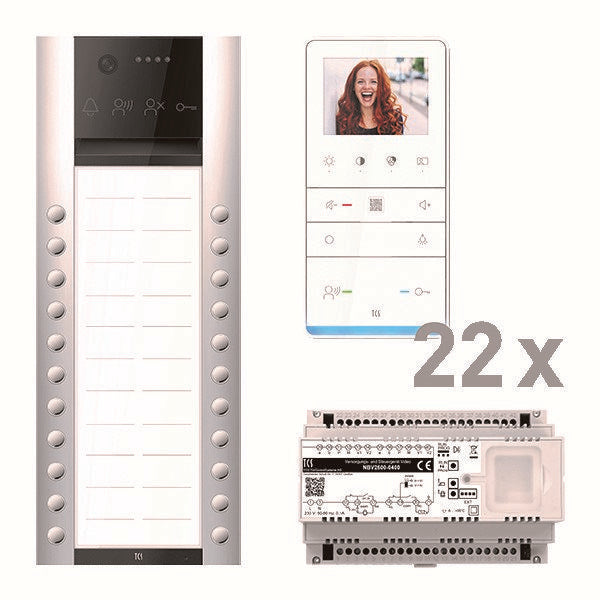 TCS Tür Control - Türsprech-Set video:pack AVA630222 PVAF222/003 IVW6511 22WE AP